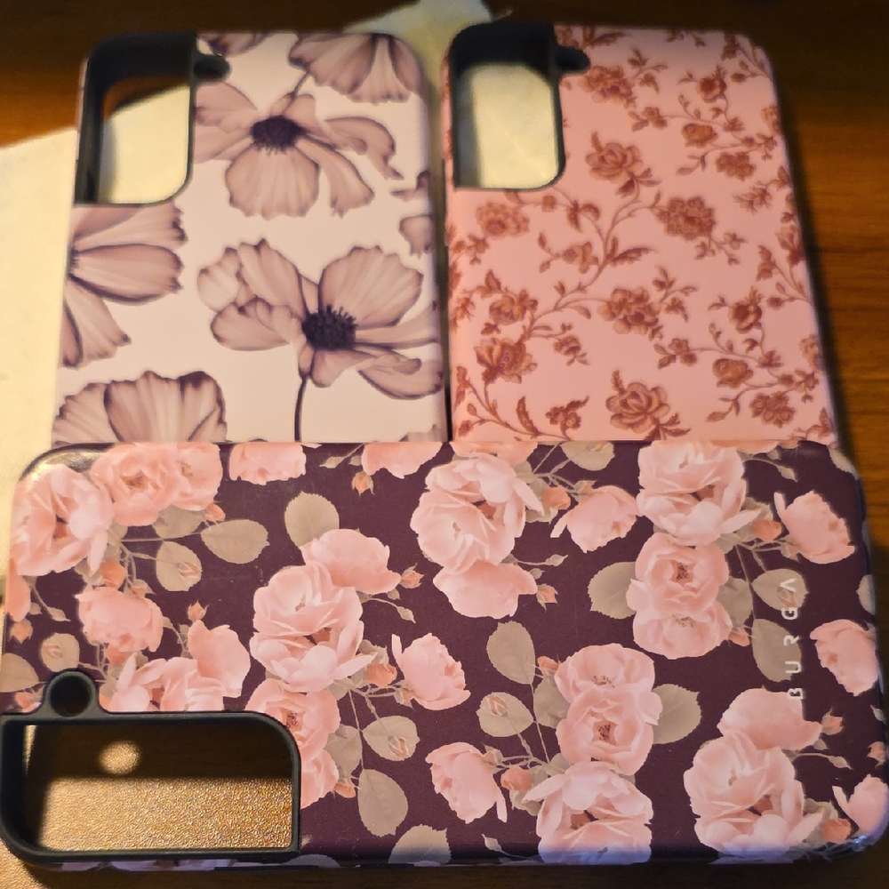 Floral Pink Phone Case - Stylish Protective Cover Samsung 22plus